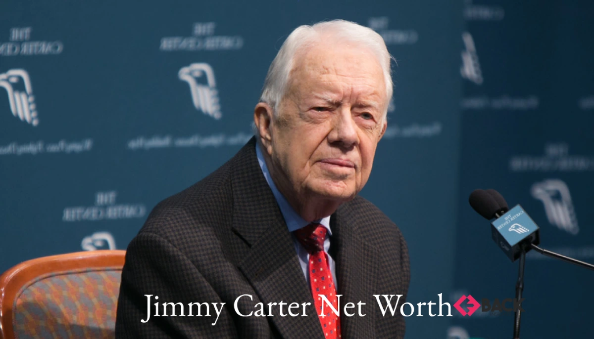Former U.S. President smiling at an event with a focus on Jimmy Carter net worth, highlighting his legacy, achievements, and financial journey.