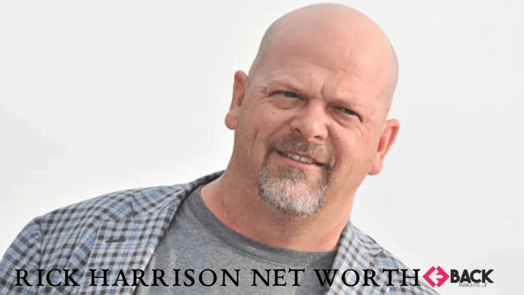 Rick Harrison smiling in front of his Gold & Silver Pawn Shop, symbolizing success and wealth, highlighting rick harrison net worth in 2025.