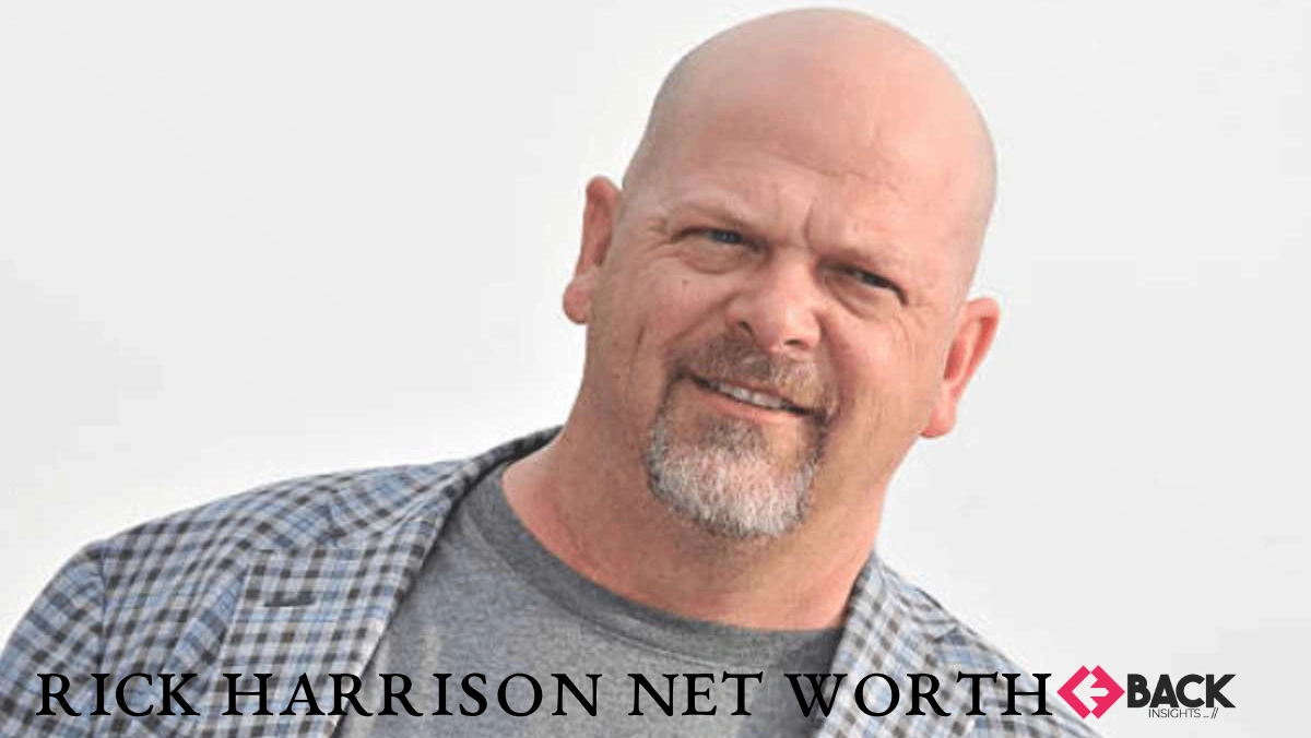 Rick Harrison smiling in front of his Gold & Silver Pawn Shop, symbolizing success and wealth, highlighting rick harrison net worth in 2025.