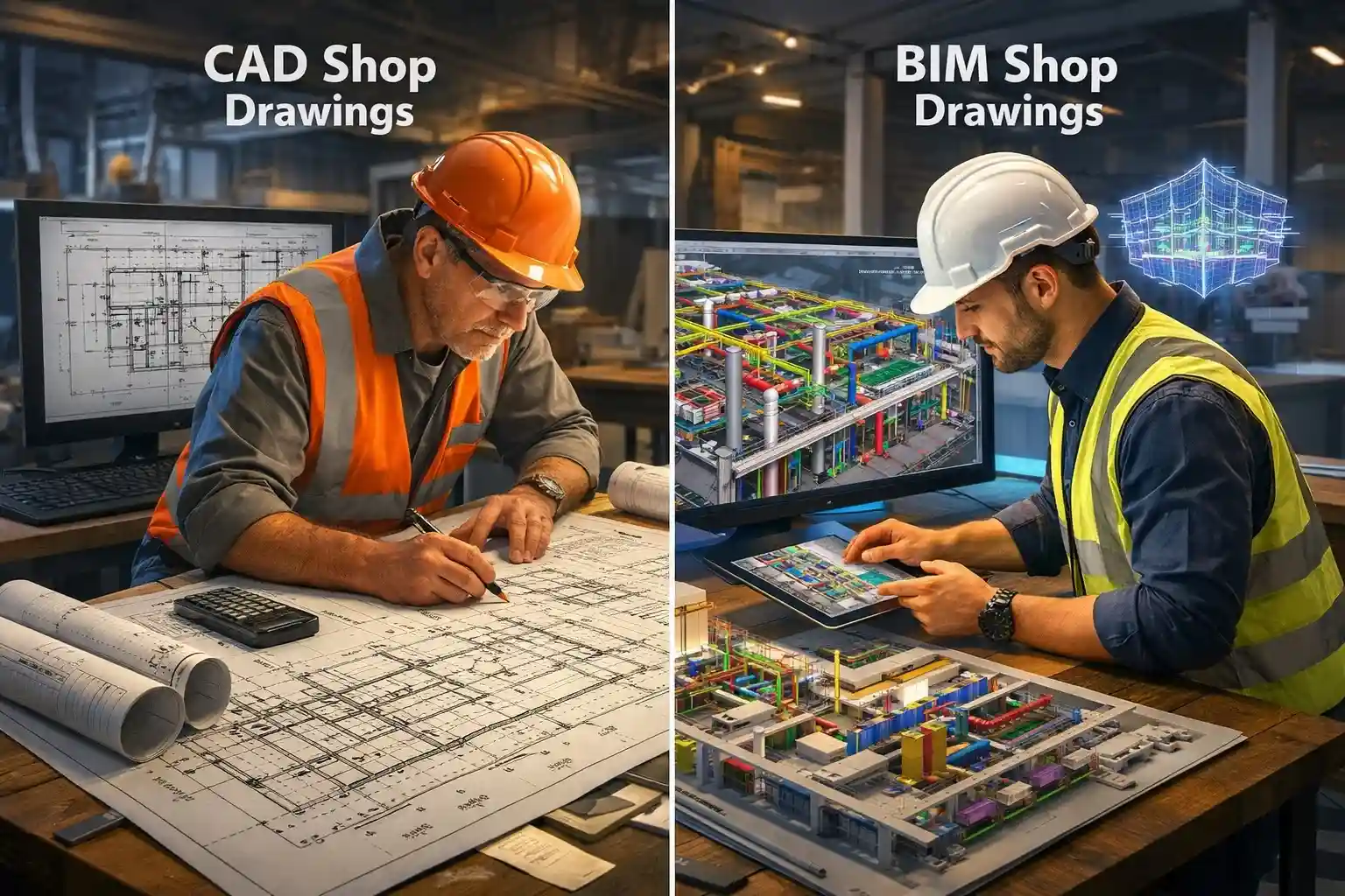 CAD Shop Drawings vs BIM Shop Drawings: Which One Fits Your Project?